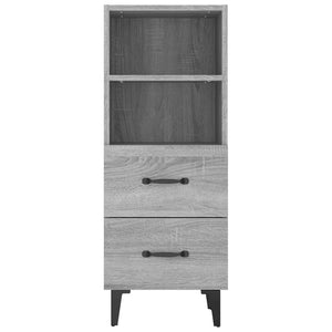 Credenza Grigio Sonoma 34,5x34x90 cm in Legno Multistrato 817418