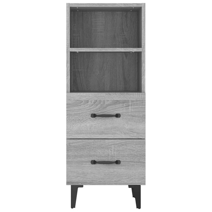 Credenza Grigio Sonoma 34,5x34x90 cm in Legno Multistrato 817418