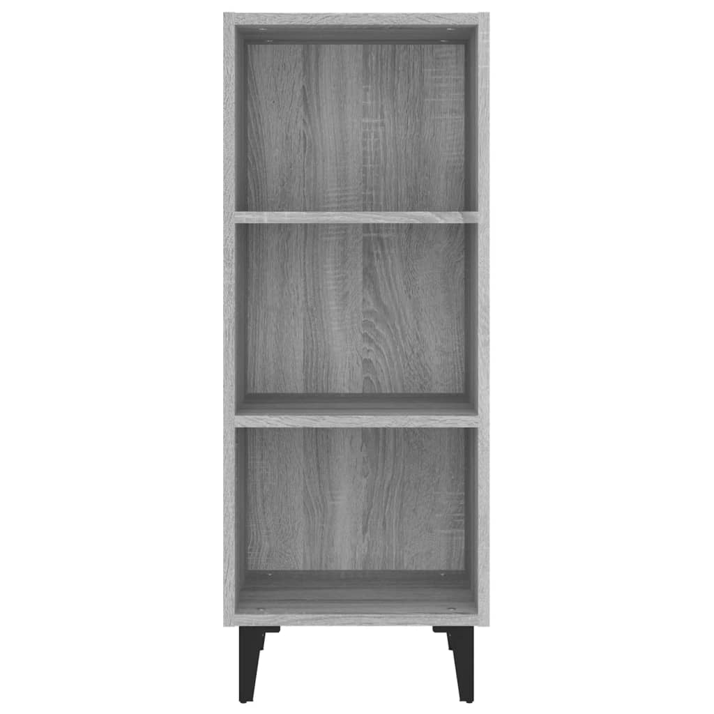 Credenza Grigio Sonoma 34,5x32,5x90 cm in Legno Multistrato 817424