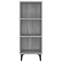 Credenza Grigio Sonoma 34,5x32,5x90 cm in Legno Multistrato 817424