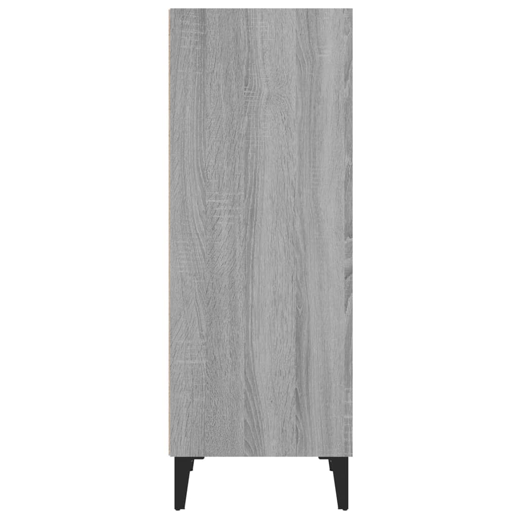 Credenza Grigio Sonoma 34,5x32,5x90 cm in Legno Multistrato 817424