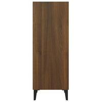 Credenza Rovere Marrone 34,5x32,5x90 cm in Legno Multistrato 817425