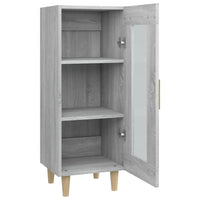 Credenza Grigio Sonoma 34,5x34x90 cm in Legno Multistrato cod mxl 16128