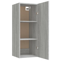 Armadietto a Muro Grigio Sonoma 34,5x34x90 cm Legno Multistrato 817439