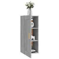 Armadietto a Muro Grigio Sonoma 35x34x90cm in Legno Multistrato 817451
