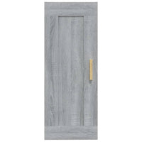 Armadietto a Muro Grigio Sonoma 35x34x90cm in Legno Multistrato 817451