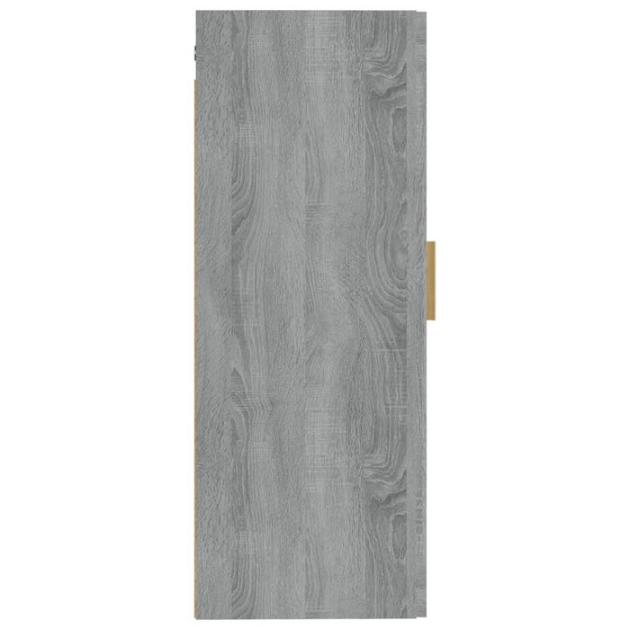 Armadietto a Muro Grigio Sonoma 35x34x90cm in Legno Multistrato 817451