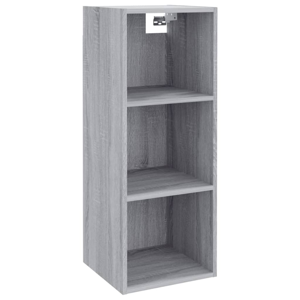 Pensile Grigio Sonoma 34,5x32,5x90 cm Legno Multistrato 817457