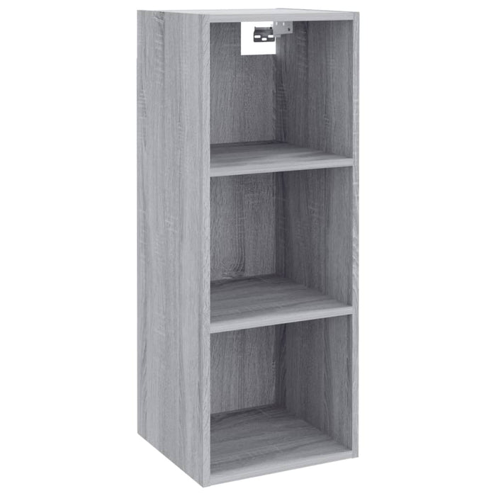 Pensile Grigio Sonoma 34,5x32,5x90 cm Legno Multistrato 817457