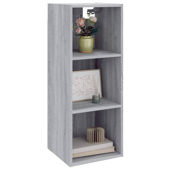 Pensile Grigio Sonoma 34,5x32,5x90 cm Legno Multistrato 817457