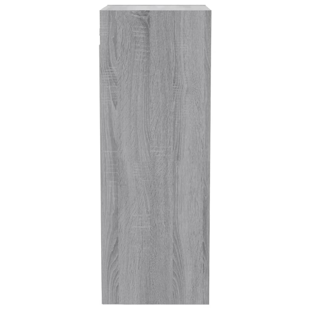 Pensile Grigio Sonoma 34,5x32,5x90 cm Legno Multistrato 817457