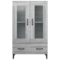 Credenza Grigio Sonoma 70x31x115 cm in Legno Multistrato cod mxl 65635