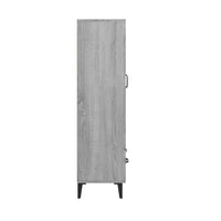 Credenza Grigio Sonoma 70x31x115 cm in Legno Multistrato cod mxl 65635