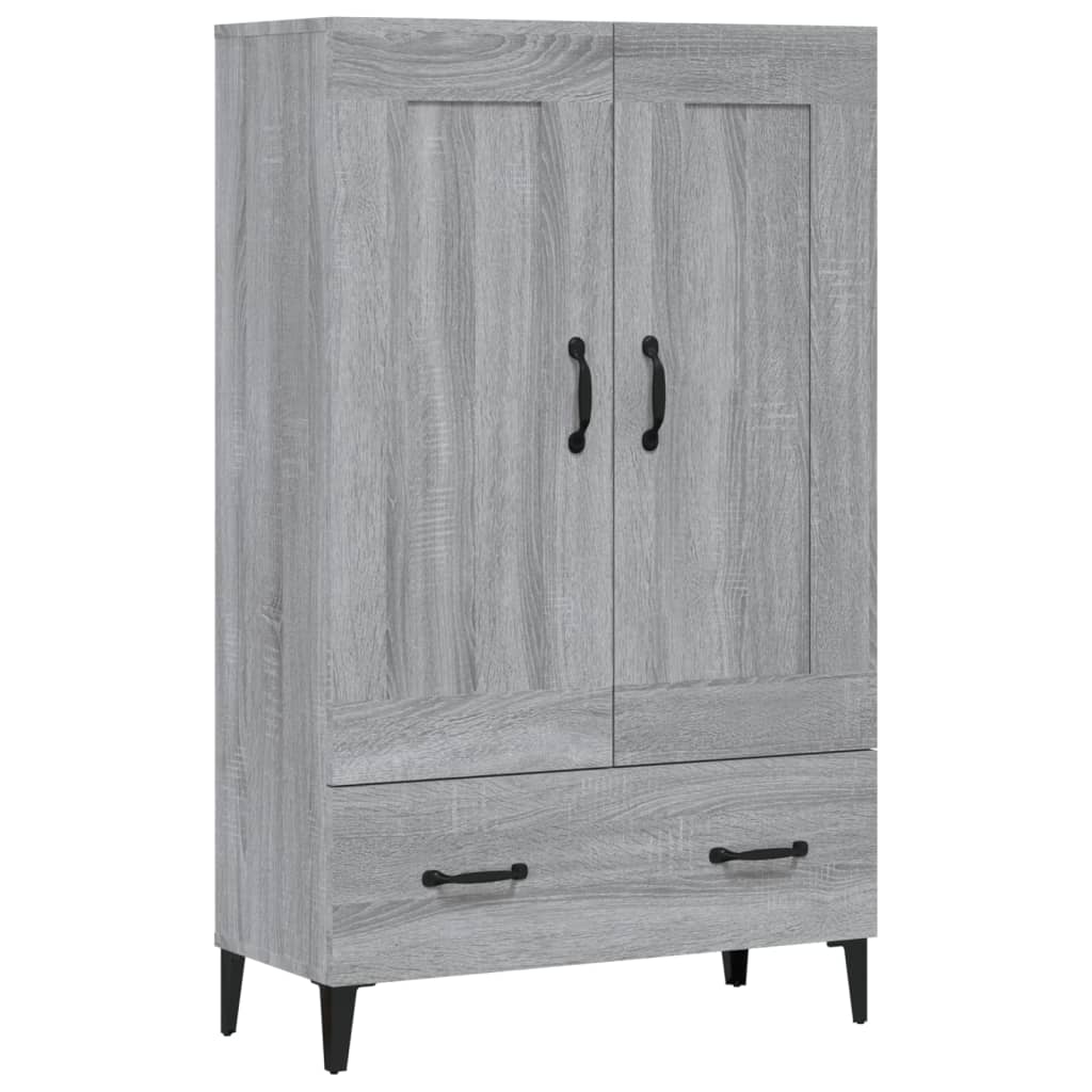 Credenza Grigio Sonoma 70x31x115 cm in Legno Multistrato cod mxl 26790