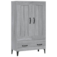 Credenza Grigio Sonoma 70x31x115 cm in Legno Multistrato cod mxl 26790