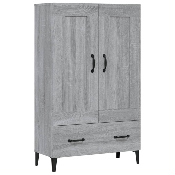 Credenza Grigio Sonoma 70x31x115 cm in Legno Multistrato cod mxl 26790