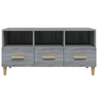 Mobile TV Grigio Sonoma 102x36x50 cm in Legno Multistrato cod mxl 14460