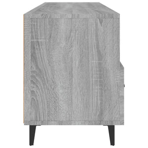 Mobile TV Grigio Sonoma 102x35x50 cm in Legno Multistrato 817499