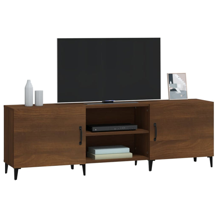 Mobile Porta TV Rovere Marrone 150x30x50cm in Legno Multistrato cod mxl 22545