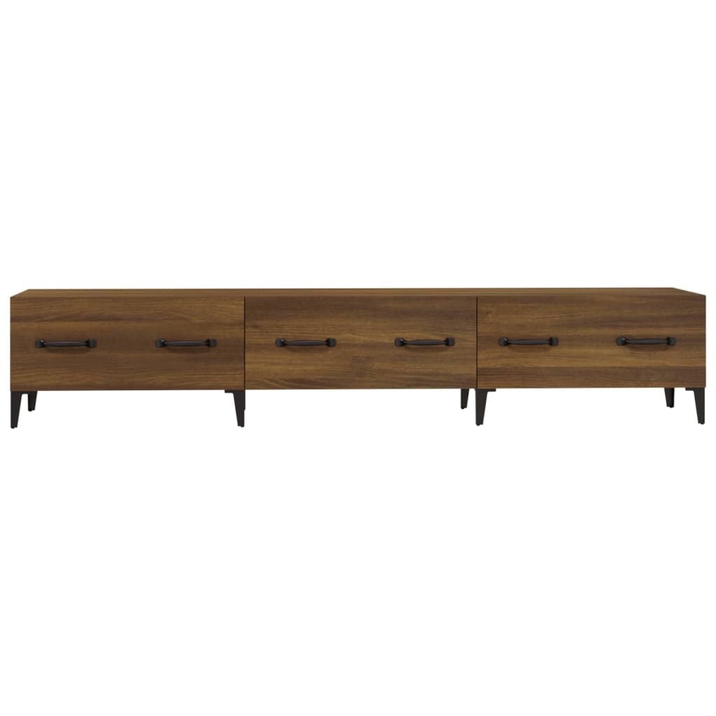 Mobile TV-Credenza per TV-Console TV Rovere Marrone 150x34,5x30 cm in Legno Multistrato