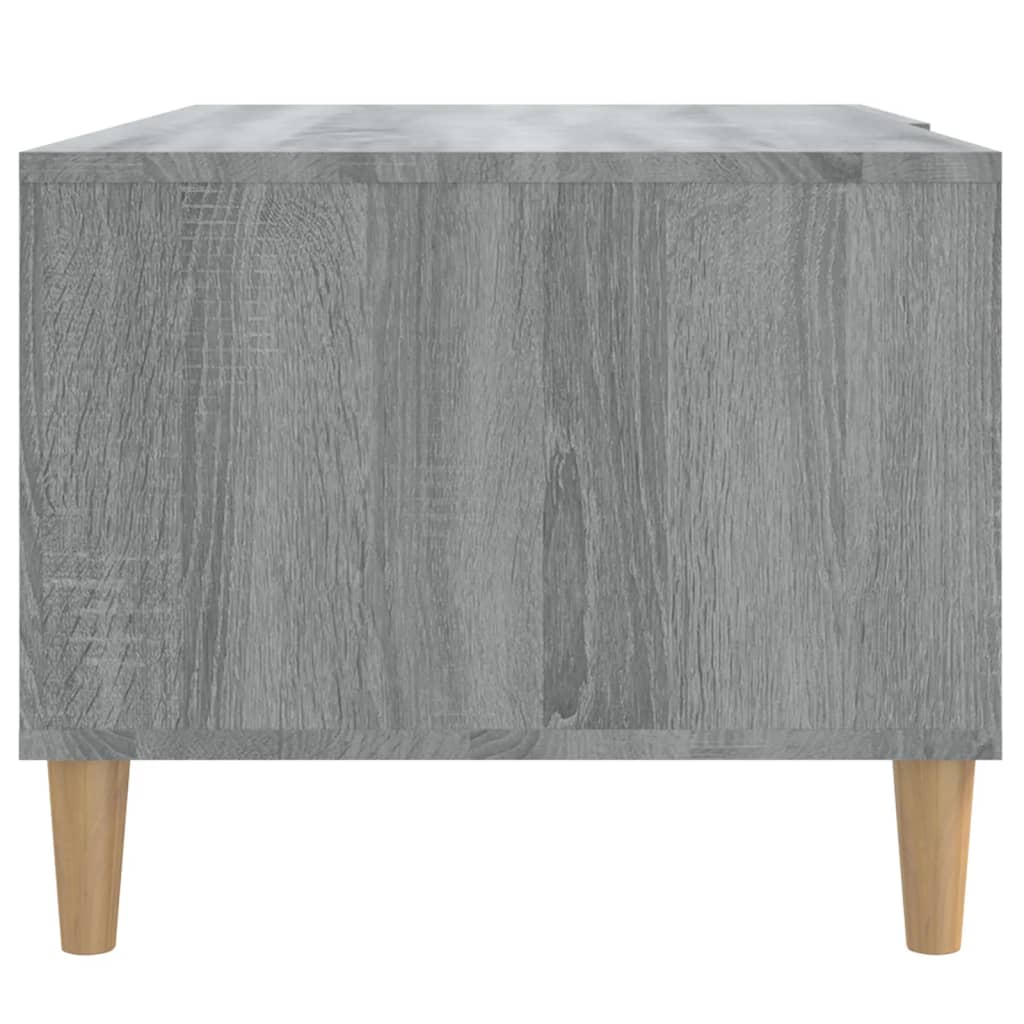 Tavolino Salotto Grigio Sonoma 89,5x50x40 cm Legno Multistrato 817514
