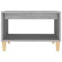 Tavolino da Salotto Grigio Sonoma 60x50x40 cm Legno Multistrato 817520