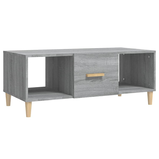 Tavolino da Salotto Grigio Sonoma 102x50x40cm Legno Multistrato 817526