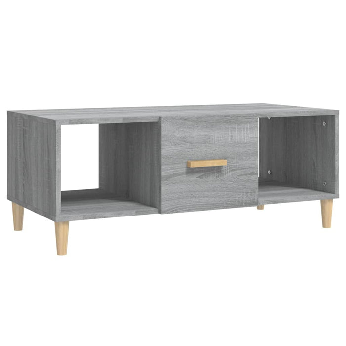 Tavolino da Salotto Grigio Sonoma 102x50x40cm Legno Multistrato 817526