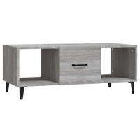Tavolino da Salotto Grigio Sonoma 102x50x40cm Legno Multistrato 817529