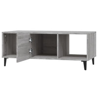 Tavolino da Salotto Grigio Sonoma 102x50x40cm Legno Multistrato 817529