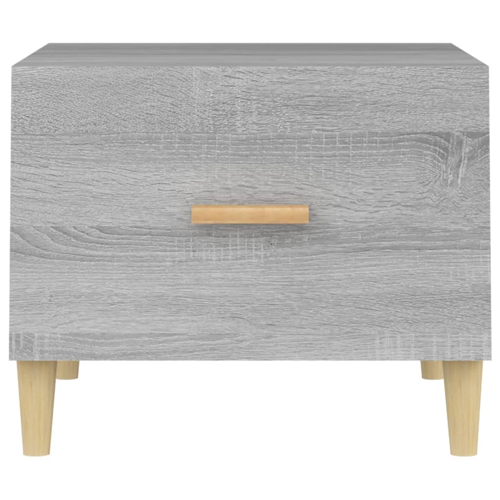 Tavolino da Salotto Grigio Sonoma 50x50x40 cm Legno Multistrato 817533