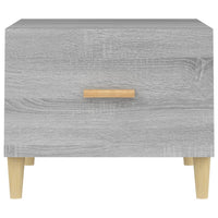 Tavolino da Salotto Grigio Sonoma 50x50x40 cm Legno Multistrato 817533
