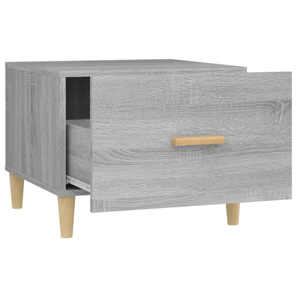 Tavolino da Salotto Grigio Sonoma 50x50x40 cm Legno Multistrato 817533
