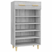 Scarpiera Grigio Sonoma 60x35x105 cm in Legno Multistrato