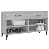 Scarpiera Grigio Sonoma 102x35x55 cm in Legno Multistrato cod mxl 37628