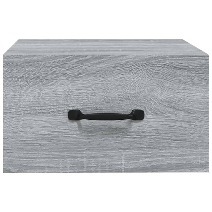 Comodini a Muro 2 pz-Set di 2 Tavolino da notte Grigio Sonoma 35x35x20 cm 474200