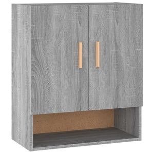 Armadietto a Muro Grigio Sonoma 60x31x70cm in Legno Multistrato 817586