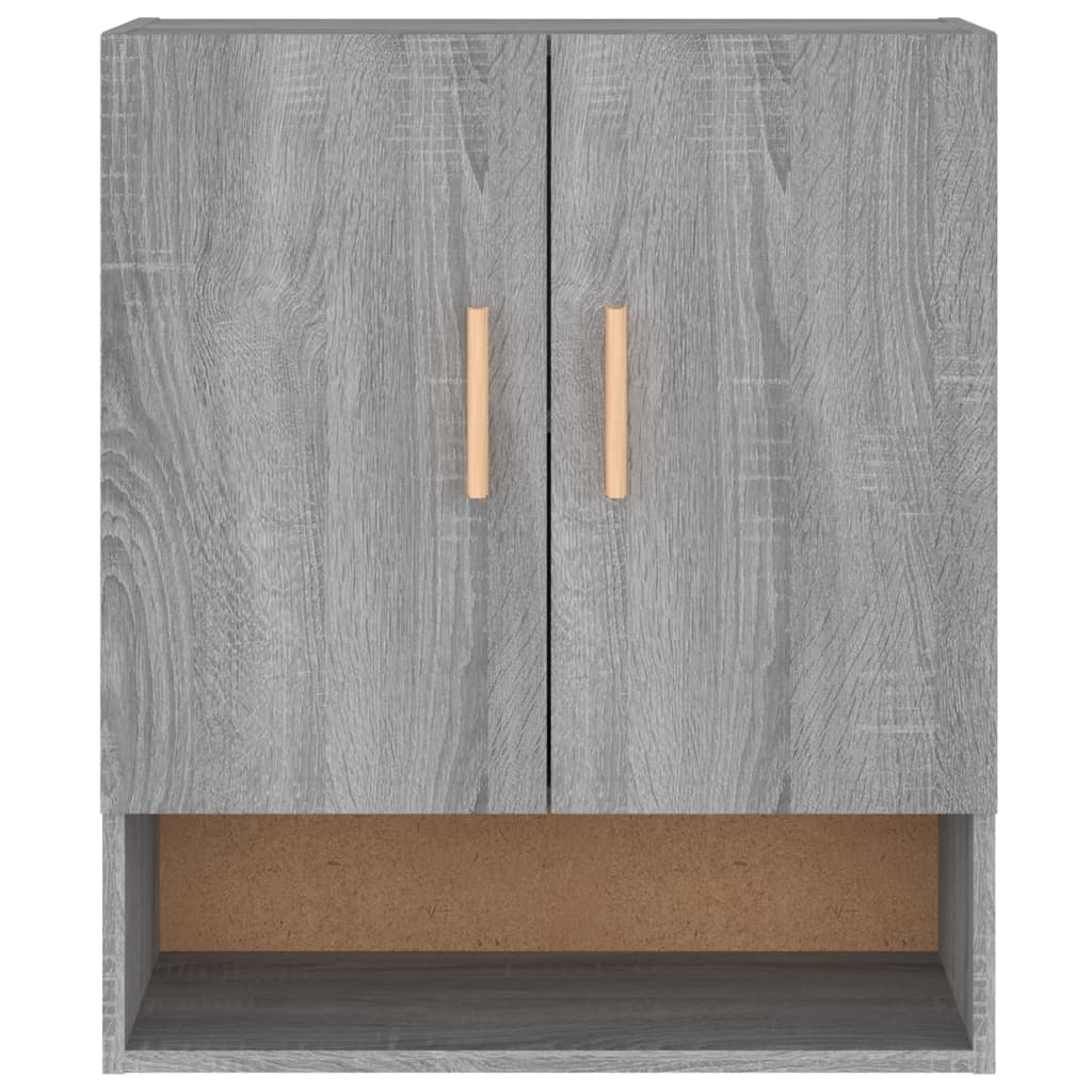 Armadietto a Muro Grigio Sonoma 60x31x70cm in Legno Multistrato 817586