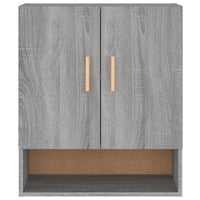 Armadietto a Muro Grigio Sonoma 60x31x70cm in Legno Multistrato 817586