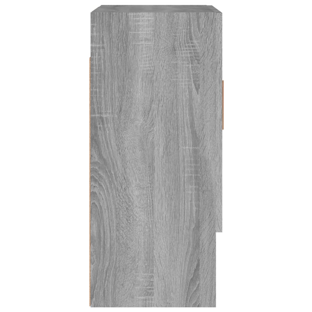 Armadietto a Muro Grigio Sonoma 60x31x70cm in Legno Multistrato 817586