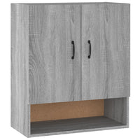 Armadietto a Muro Grigio Sonoma 60x31x70cm in Legno Multistrato cod mxl 38573