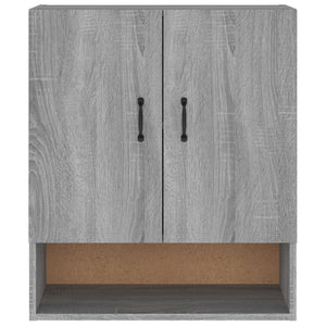 Armadietto a Muro Grigio Sonoma 60x31x70cm in Legno Multistrato cod mxl 38573
