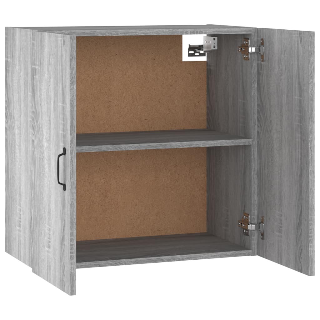 Mobile Pensile Grigio Sonoma 60x31x60 cm in Legno Multistrato 817595