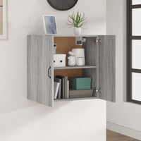 Mobile Pensile Grigio Sonoma 60x31x60 cm in Legno Multistrato 817595