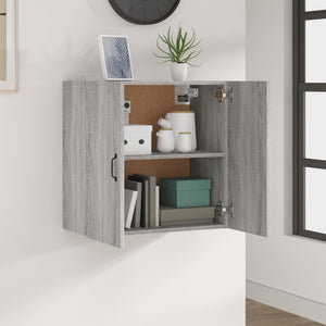 Mobile Pensile Grigio Sonoma 60x31x60 cm in Legno Multistrato 817595