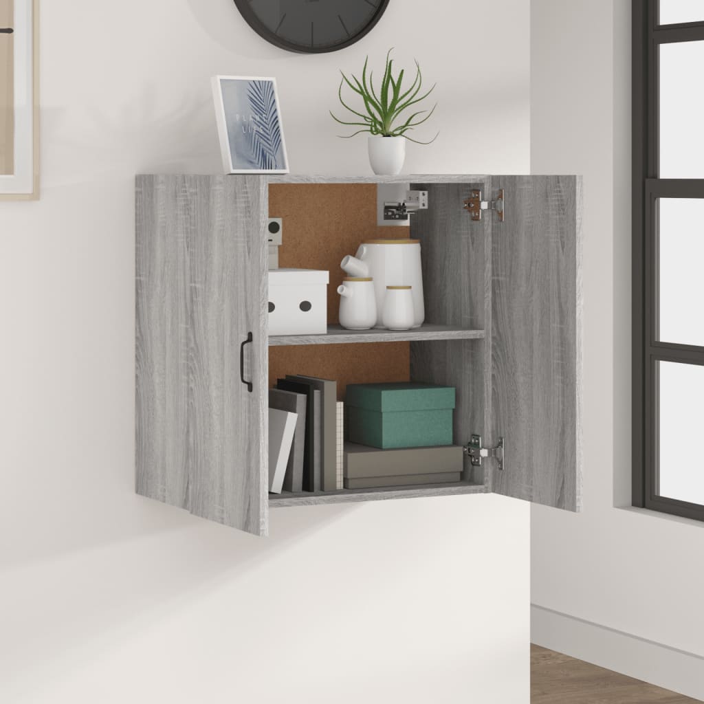 Mobile Pensile Grigio Sonoma 60x31x60 cm in Legno Multistrato cod mxl 51731