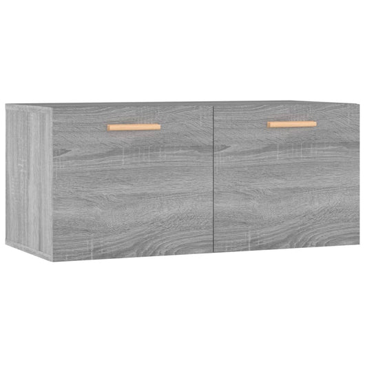 Mobile Parete Grigio Sonoma 80x35x36,5 cm in Legno Multistrato 817604