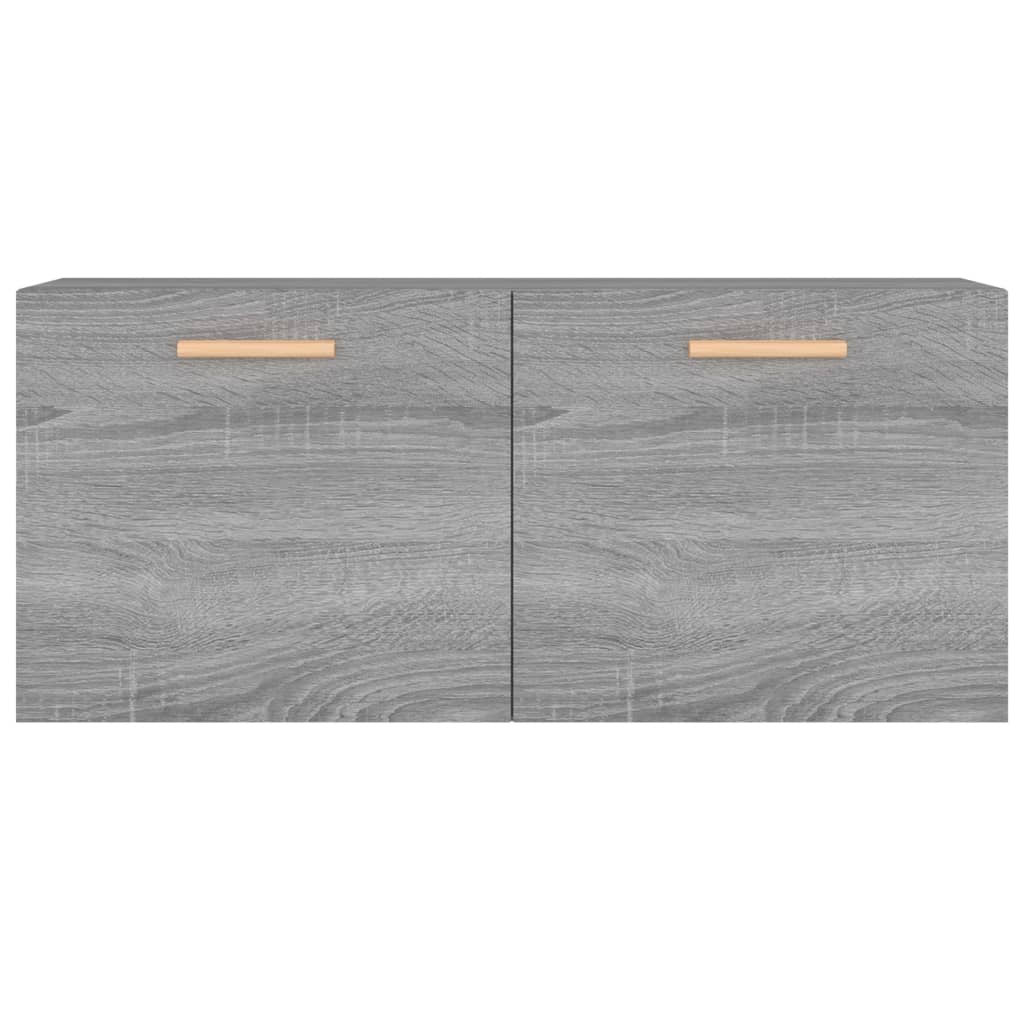 Mobile Parete Grigio Sonoma 80x35x36,5 cm in Legno Multistrato 817604