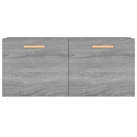 Mobile Parete Grigio Sonoma 80x35x36,5 cm in Legno Multistrato 817604