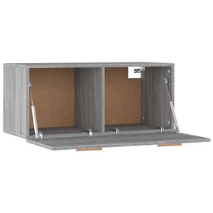 Mobile Parete Grigio Sonoma 80x35x36,5 cm in Legno Multistrato 817604